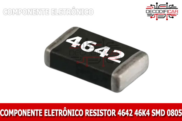 RESISTOR 46k4 SMD 0805 1 4642