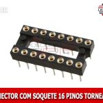 SOQUETE 16 PINOS TORNEADO