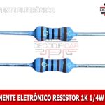 RESISTOR 1K 1 4W FIO 1